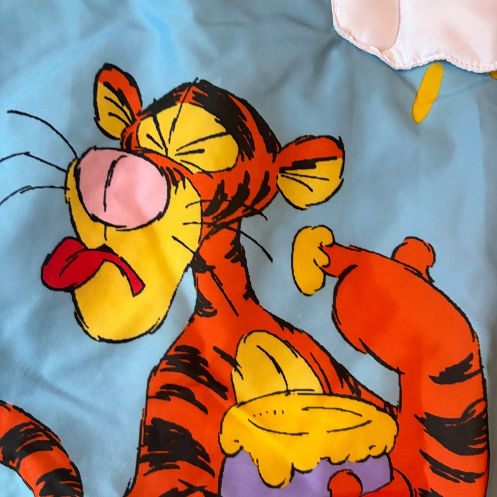 Disney Winnie the Pooh Tigger Vintage Baby Activity Play Mat Picnic Teal Red - Picture 4 of 8